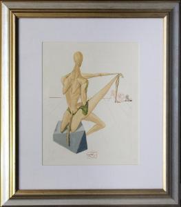 DALI Salvador 1904-1989,figura metafisica,Pirone Casa d'Aste IT 2019-05-02