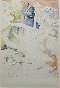 DALI Salvador 1904-1989,from the Conquest of the Cosmos: Unicorn Laser Dis,Bonhams GB 2005-04-24