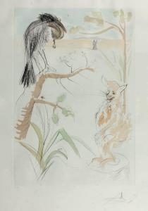 DALI Salvador 1904-1989,Le corbeau et le renard,Lucien FR 2019-06-17