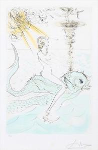 DALI Salvador 1904-1989,Siren on a Dolphin,1971,Mallet JP 2014-11-28