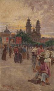 DALL'ARA GUSTAVO 1865-1923,Praça XV,1901,Escritorio de Arte BR 2020-08-10