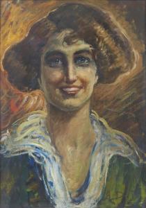 DALL OCA BIANCA Angelo 1858-1942,Ritratto femminile,Capitolium Art Casa d'Aste IT 2023-12-13