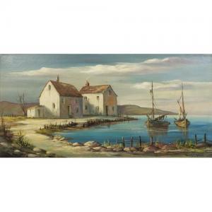 DALLAS SIMPSON Audrey 1925-1984,Moored fishing boats,Eastbourne GB 2017-03-11