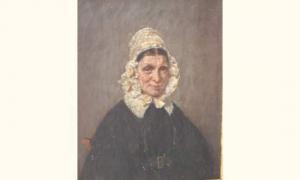 DALLEIZETTE Aimé 1799,portrait de femme au bonnet de dentelle,Tajan FR 2005-10-23