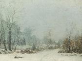 DALLIN Cyrus Edwin 1861-1944,Winter landscape,Butterscotch Auction Gallery US 2017-03-19
