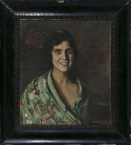 DALMAU Ángela 1878-1957,Joven con peineta,1920,Balclis ES 2016-05-26