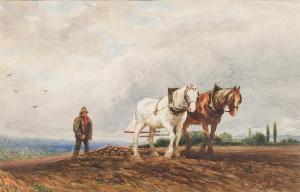 DALTON John 1915-1989,The Ploughing Team,Rowley Fine Art Auctioneers GB 2018-06-05