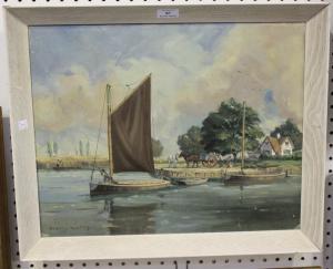 DALTON Percy 1900-1900,Norfolk Wherries,20th century,Tooveys Auction GB 2017-08-09