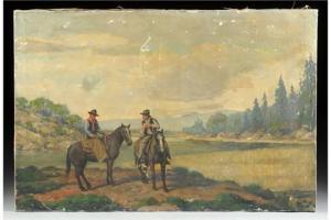 DALY Matt 1860-1937,Brian Bory on the Plains of Clontarf,1913,Simpson Galleries US 2015-02-22