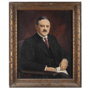 DALY Matt 1860-1937,Portrait of Albert Kuhn,Leland Little US 2021-07-15