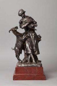 DAME Ernest 1845-1920,La gardienne de chèvres,Rossini FR 2021-09-09
