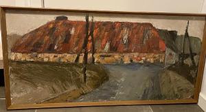 DAMGAARD HENRIKSEN erik 1928-1997,Scenery from Fjaltring,Bruun Rasmussen DK 2022-03-17