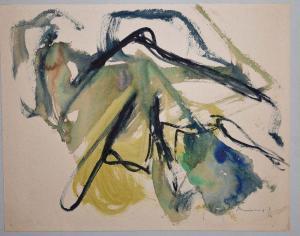 DAMIANAKIS Nicolas 1920,Composition abstraite I,1962,Eric Caudron FR 2020-09-10