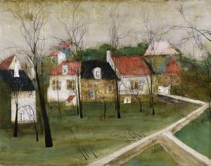 DAMIN Georges 1942,Les maisons du village,Conan-Auclair FR 2023-10-28