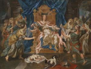 DAMINI Vincenzo 1700-1749,The judgement of Solomon,Palais Dorotheum AT 2011-10-12