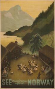 DAMSLETH Harald,See the bright summer-nights of Norway,1937,Neret-Minet FR 2021-07-06