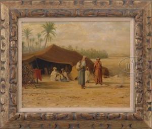 DANA Charles Edmund 1843-1924,THE BEDOUIN ENCAMPMENT,1897,James D. Julia US 2010-02-04