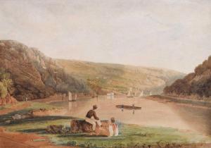 DANBY Francis 1793-1861,The Avon from beneath the Seawalls,Clevedon Salerooms GB 2024-03-14