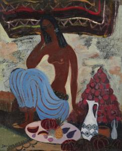 DANCIGER Alice 1914-1991,Harem Girl with Fruit,Leonard Joel AU 2023-09-18
