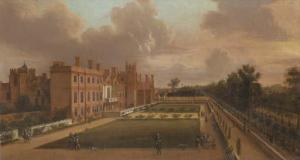 DANCKERTS Hendrick 1625-1685,View of St. James's Palace and the gardens,1658,Christie's 2002-05-24