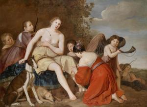 DANCKERTS Johan 1613-1686,Diana and her nymphs before the hunt,Palais Dorotheum AT 2013-04-17