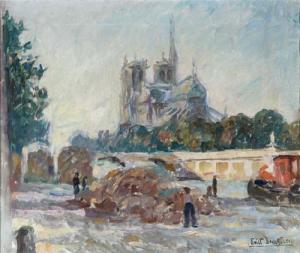 DANCRE Émile 1901-1977,Blick über die Seine auf Notre Dame in Paris,1931,DAWO Auktionen 2008-05-06