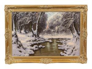 DANDE joseph 1911-1969,Winter Landscape,Hindman US 2019-11-18