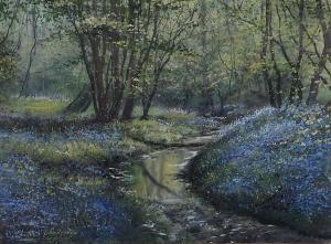 DANDRIDGE Andrew 1953,The Stream in Bluebell Wood,Jacobs & Hunt GB 2024-04-05