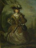 DANDRIDGE Bartholomew 1691-1755,Portrait of a Lady with Hound,Bonhams & Goodman AU 2007-12-09