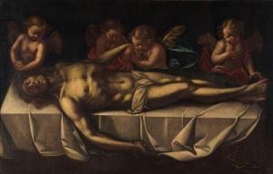 DANEDI Giovanni Stefano 1612-1690,Cristo morto circondato dagli angeli,Cambi IT 2023-06-27