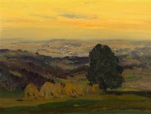 DANEK SEDLACEK Frantisek 1892-1956,Landscape at Sunset,Palais Dorotheum AT 2018-05-26