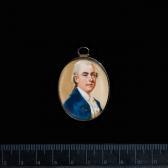 DANIEL Joseph 1760-1803,A Gentleman, wearing blue coat, white waistcoat, f,Sotheby's GB 2007-11-21