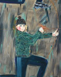 DANIEL Melanie 1972,Bow and Arrow Girl,2006,Tiroche IL 2016-07-02