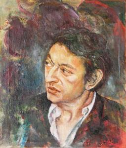 DANIELI Yuval 1943,Portrait de Gainsbourg,1981,Boisgirard & Associés FR 2011-11-23