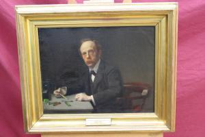 DANIELL Frank 1868-1932,portrait of Charles Edwin Benham,1902,Reeman Dansie GB 2019-02-12