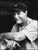 DANIELL George 1913-2002,Portrait of Lou Gehrig,1924,Heffel CA 2014-04-24