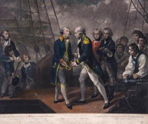 DANIELL James 1780-1820,Admiral De Winter Resigning his Sword to Admiral D,Dreweatts GB 2014-10-21