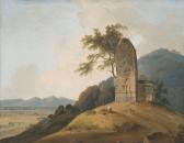 DANIELL Thomas,A ruined Hindu Temple on a rocky outcrop overlooki,1801,Christie's 2020-11-05
