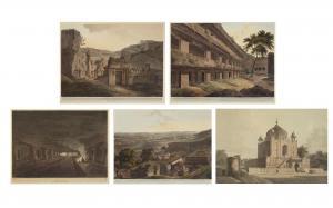 DANIELL Thomas 1749-1840,ORIENTAL SCENERY AND HINDOO EXCAVATIONS IN THE MOU,Christie's GB 2022-09-28