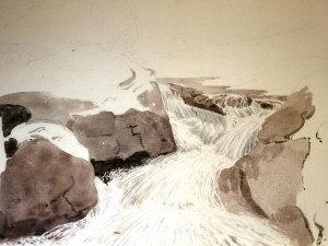 DANIELL Thomas 1749-1840,Unfinished study of a river landscape,Rosebery's GB 2010-06-08