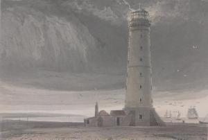 DANIELL William 1769-1837,Dungeness Lighthouse,1828,Burstow and Hewett GB 2016-08-24