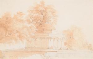 DANIELL William 1769-1837,STUDY OF AN INDIAN TEMPLE,Dreweatts GB 2023-10-18