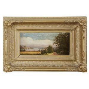 DANIELS George Fisher 1821-1879,New England landscape,Freeman US 2018-04-25