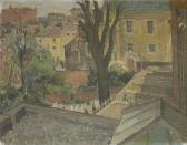 DANIELS Leonard 1909-1998,View of a back garden,1938,Bonhams GB 2013-06-12