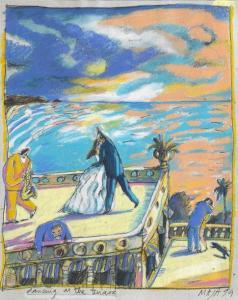 DANIELS Maja,Dancing at the terrasse Publié dans le New Yorker,1996,Millon & Associés FR 2011-11-19