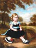 DANIELS William 1813-1880,Portrait, Miss Walmsley,John Nicholson GB 2008-05-15