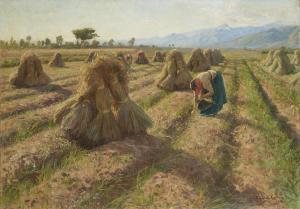 DANIELSON GAMBOGI Elin 1861-1919,Harvest,1898,Christie's GB 2023-07-13
