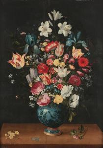 DANIELSZ Andries 1580-1640,Bouquet de fleurs dans un vase d,Artcurial | Briest - Poulain - F. Tajan 2022-11-09
