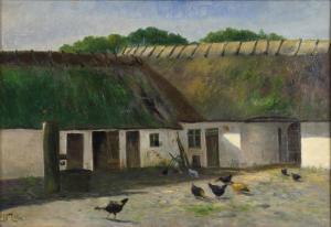 DANISH SCHOOL,A farmhouse yard,Bonhams GB 2012-11-11