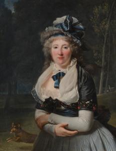 DANLOUX Henri Pierre 1753-1809,Portrait of Etiennette Roussée,Sotheby's GB 2024-02-01